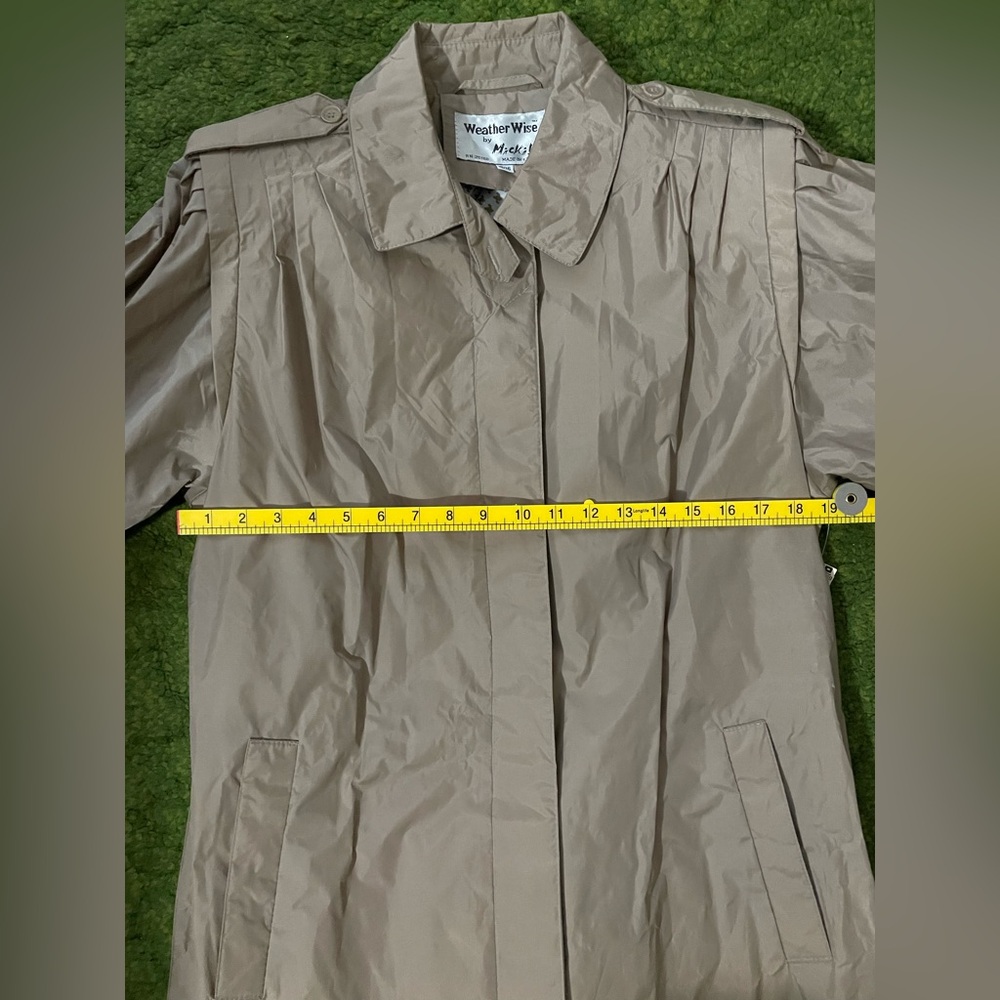 NWT Vintage Trench / Rain Coat - Picture 12 of 14
